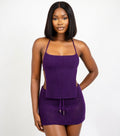 Astra Sculpt Rectangle Top & Micro Mini Skirt Set
