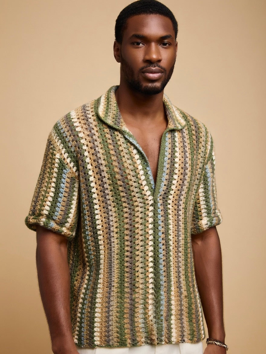 Vibe Stripe Short Sleeve Tee
