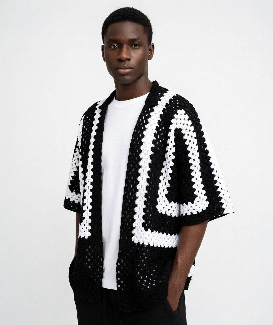 Mono Granny Crochet Shirt