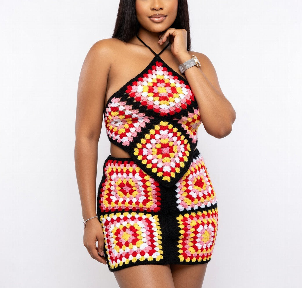 Solara Granny Square Set