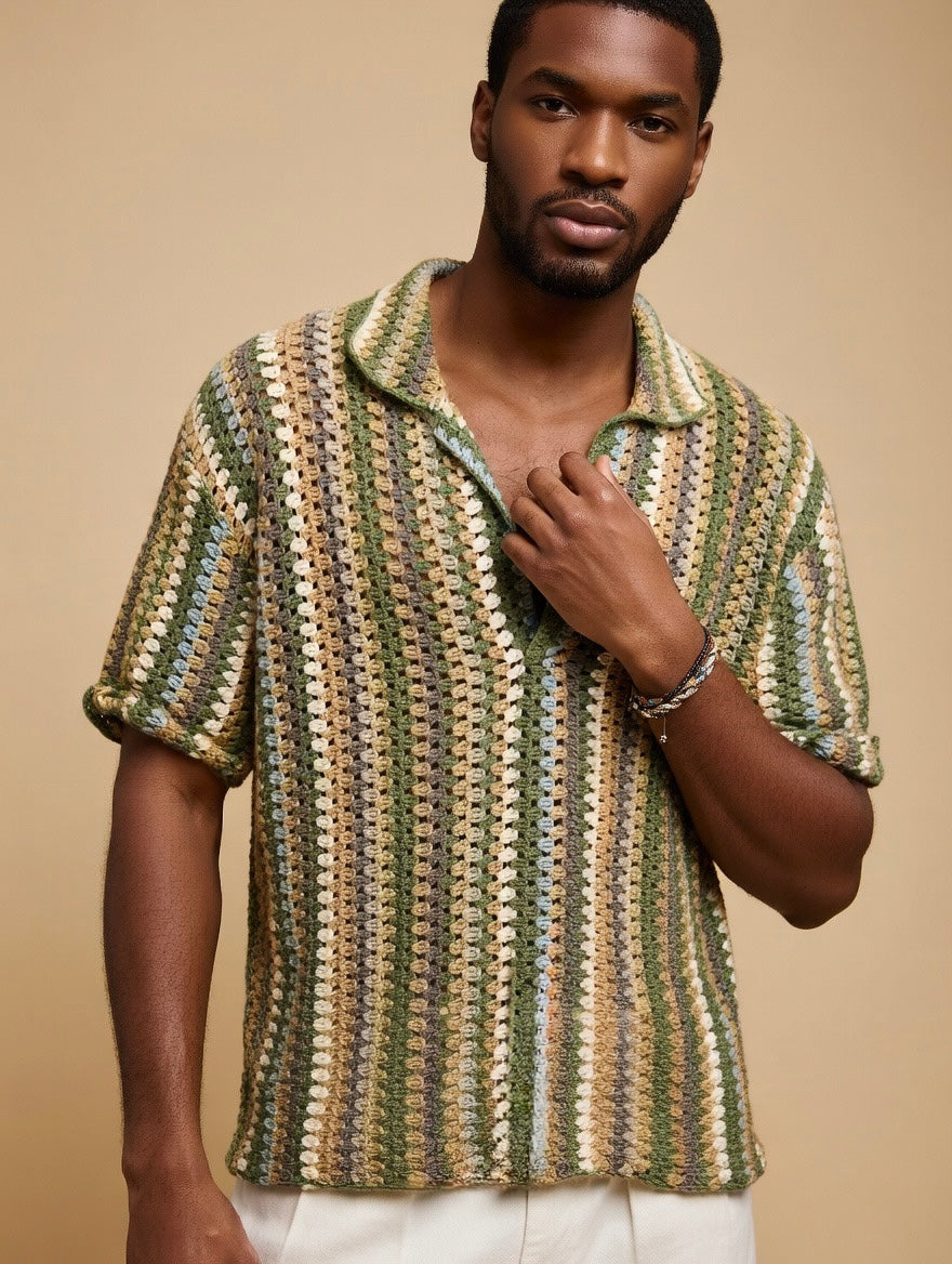 Vibe Stripe Short Sleeve Tee