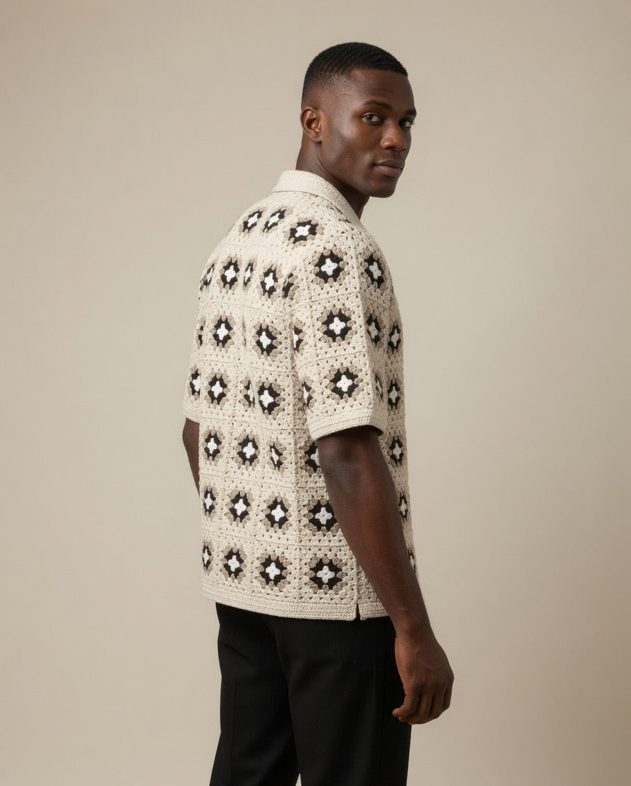 Milo Classic Square Crochet Shirt