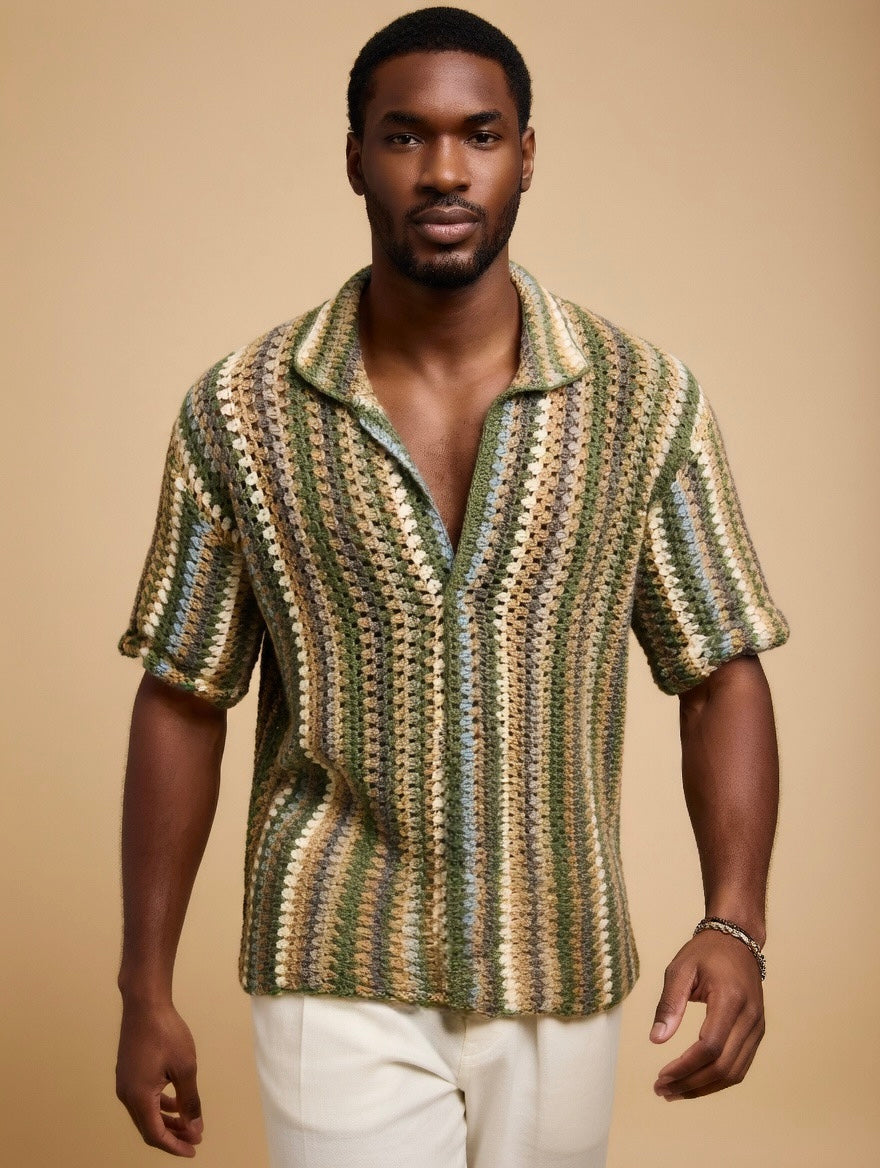 Vibe Stripe Short Sleeve Tee