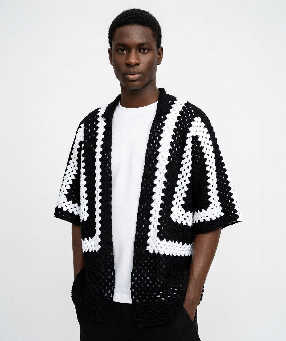 Mono Granny Crochet Shirt