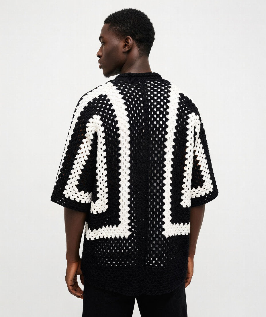 Mono Granny Crochet Shirt