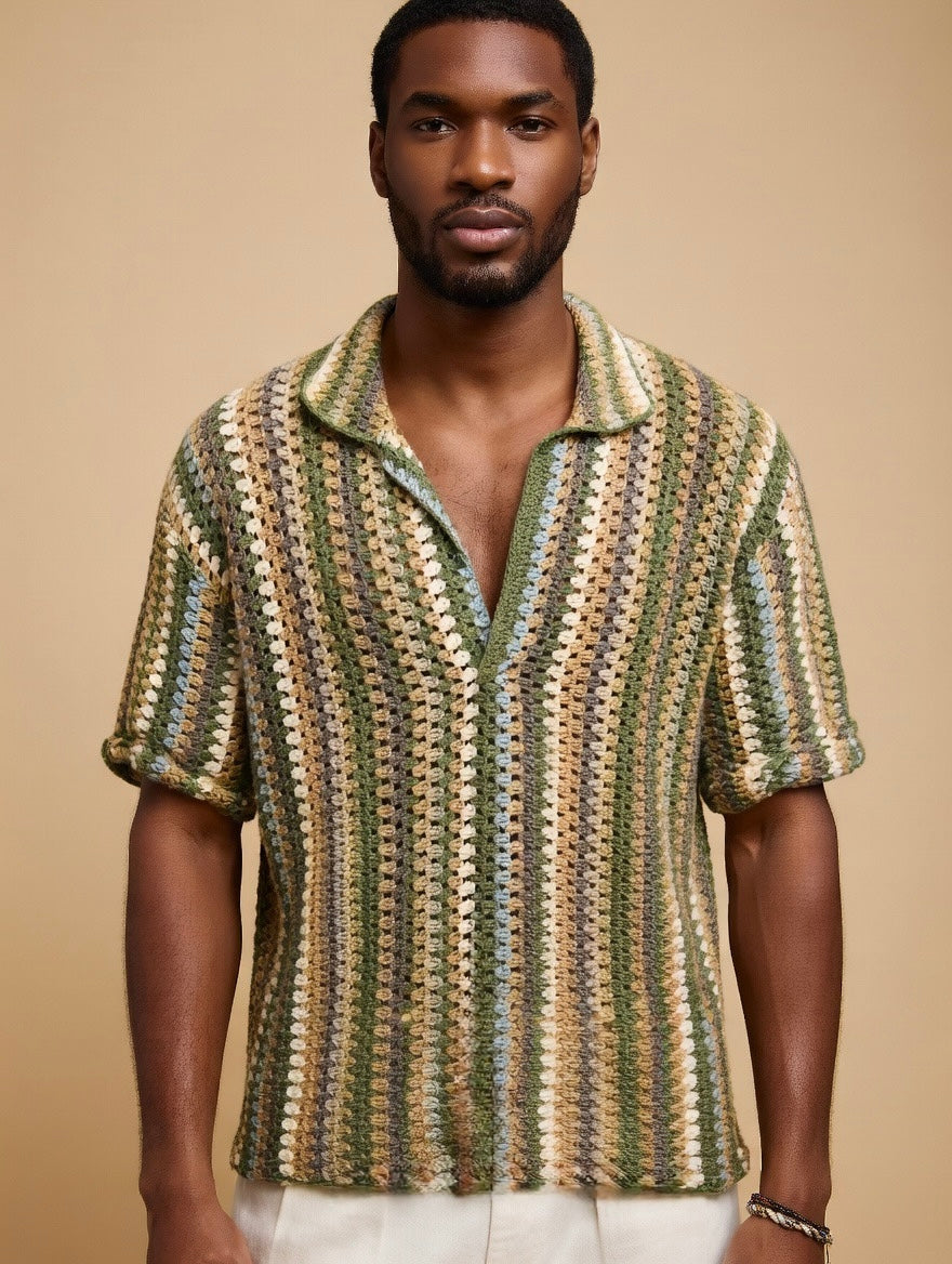 Vibe Stripe Short Sleeve Tee